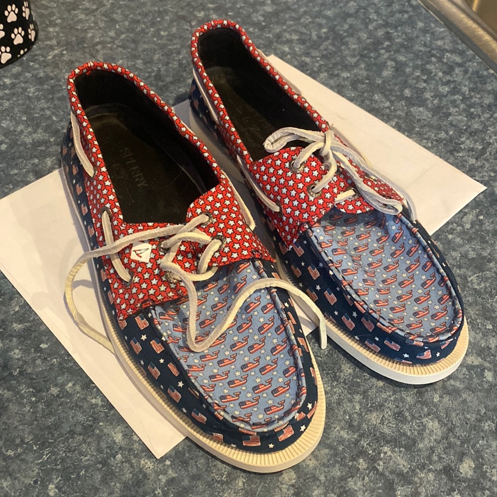 Sperry x Vineyard Vines Boat Shoes Size 10.5
